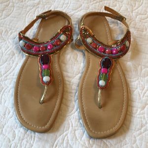 GAP Jeweled Sandals Size 9